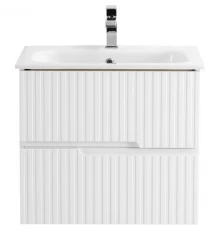 Тумба Bianco Lucido 57 см Cezares Duet DUET-600-2C-SO-BL