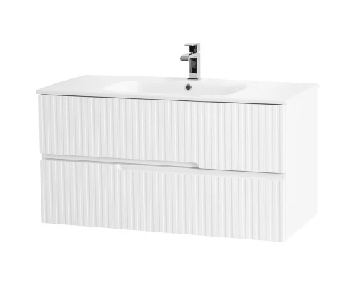 Тумба Bianco Lucido 97 см Cezares Duet DUET-1000-2C-SO-BL