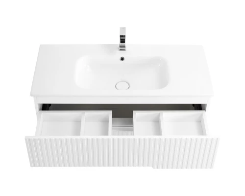 Тумба Bianco Lucido 97 см Cezares Duet DUET-1000-2C-SO-BL