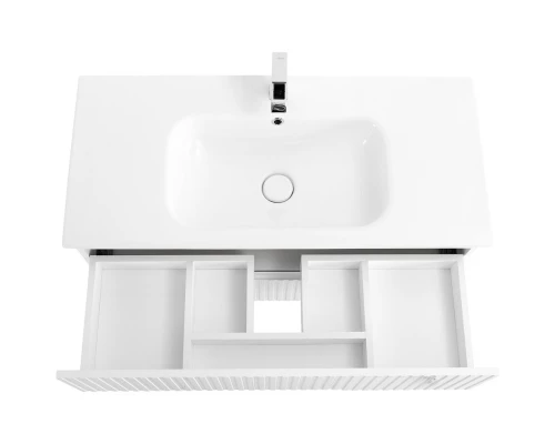 Тумба Bianco Lucido 97 см Cezares Duet DUET-1000-2C-SO-BL