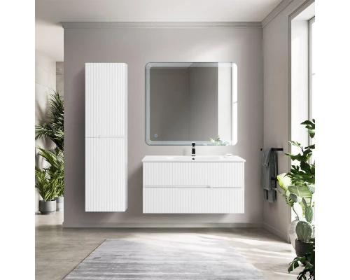 Тумба Bianco Lucido 97 см Cezares Duet DUET-1000-2C-SO-BL