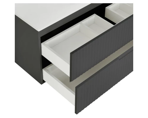 Тумба Grafito 117 см Cezares Duet DUET-1200-2C-SO-GR-P
