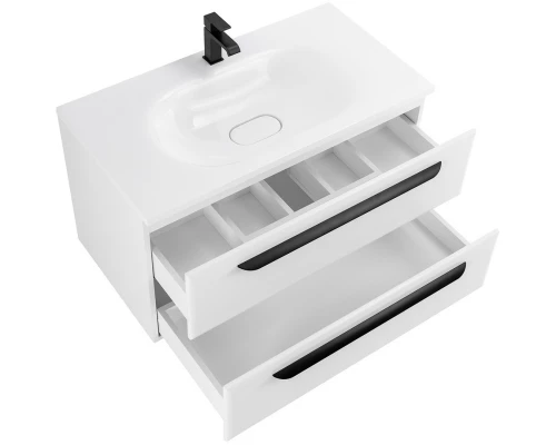 Тумба Bianco Lucido 89,8 см Cezares Eco ECO-900-2C-SO-BL