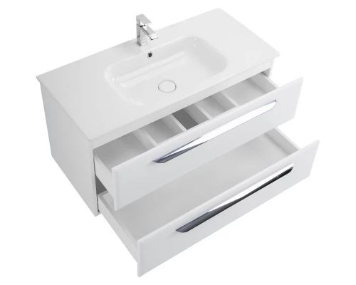 Тумба Bianco Lucido 97 см Cezares Eco ECO-CER-1000-2C-SO-BL