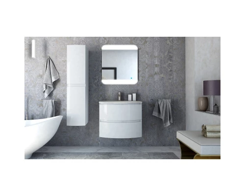 Пенал подвесной Bianco Lucido L/R Cezares Vague 44322