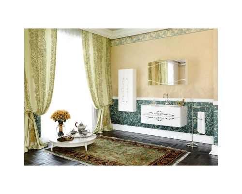 Тумба белый глянец 99 см Clarberg Due Amanti DUE0110W