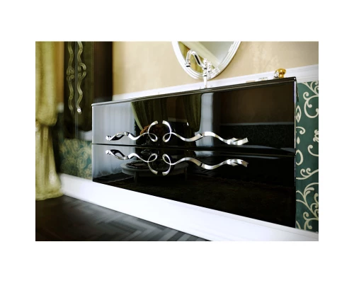 Тумба черный глянец 119 см Clarberg Due Amanti DUE0112BLK
