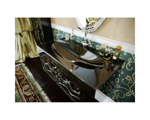 Тумба черный глянец 99 см Clarberg Due Amanti DUE0110BLK