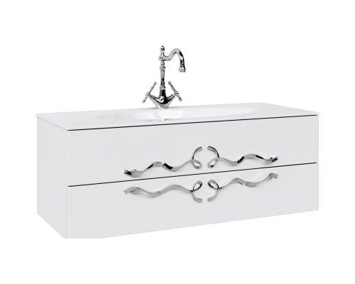 Тумба белый глянец 119 см Clarberg Due Amanti DUE0112W