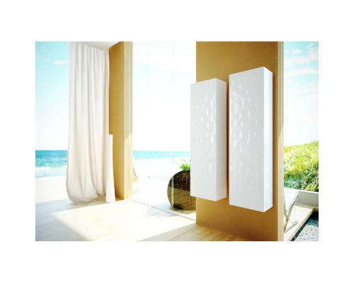 Пенал подвесной белый глянец Clarberg Dune DUN0535