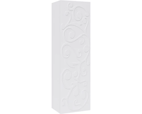 Пенал подвесной белый матовый Clarberg Elegance EL0504