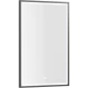 Зеркало 60x90 см белый глянец/черный Clarberg Logic LOG0206