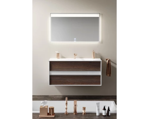 Комплект мебели белый глянец/крафт темный 120 см Clarberg Evolution EV0112CD + Pap.12.04.WG + GEN0212