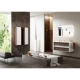 Комплект мебели белый глянец/крафт темный 120 см Clarberg Evolution EV0112CD + Pap.12.04.WG + GEN0212