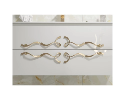 Тумба белый глянец 119 см Clarberg Due Amanti DUE0112W