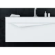 Тумба с раковиной белый матовый 100 см Clarberg Papyrus PAP0110 + EL.10.04.D