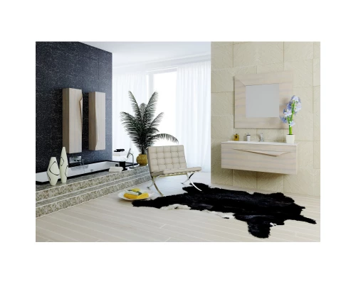 Комплект мебели светлое дерево 100 см Clarberg Papyrus Pap-w.01.10/LIGHT + Pap.10.04.WG + Pap-w.02.10/LIGHT