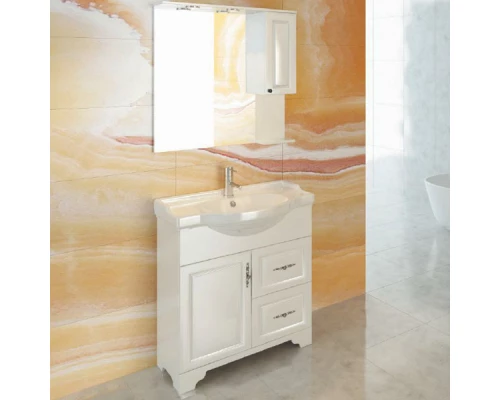 Тумба с раковиной слоновая кость 86 см Comforty Севилья 00003132626