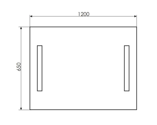 Зеркало 120x65 см Comforty Жасмин 00004140518