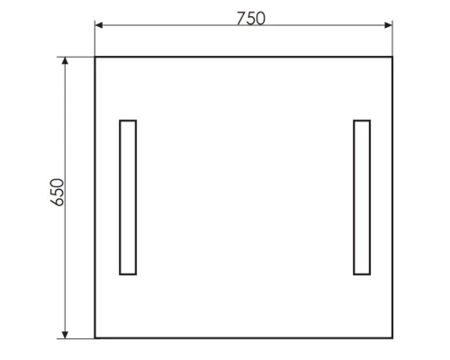 Зеркало 75x65 см Comforty Жасмин 00004140519