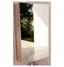 Зеркальный шкаф 48x70 см эбони светлый Comforty Диана 00003118243