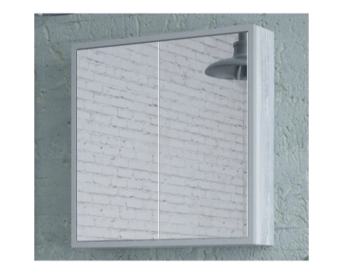 Зеркальный шкаф 60x70 см арт/серый Corozo Айрон SD-00000277