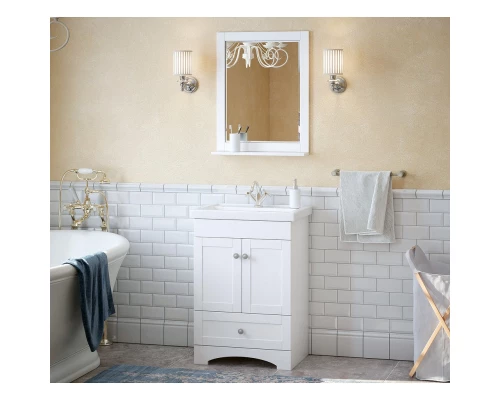 Тумба белый матовый 56 см Corozo Техас SD-00000361