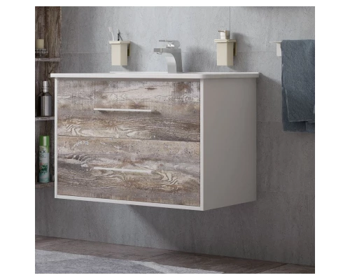 Тумба белый глянец/антик 62 см Corozo Гольф SD-00000311