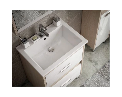 Тумба белый глянец/лайн 72 см Corozo Верона SD-00000348