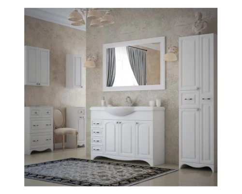 Шкаф одностворчатый подвесной 30x70 см белый глянец Corozo Классика SD-00000366