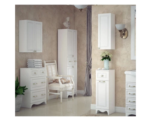 Шкаф одностворчатый подвесной 30x70 см белый глянец Corozo Классика SD-00000366