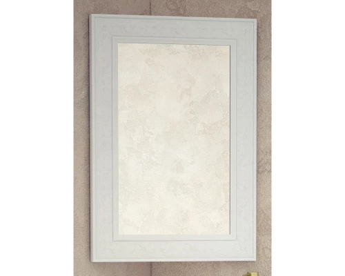 Зеркальный шкаф угловой 49x70 см белый глянец Corozo Классика SD-00000289