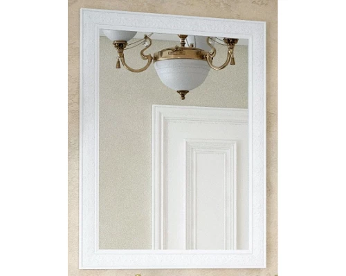 Зеркало 80x80 см белый глянец Corozo Классика SD-00000271