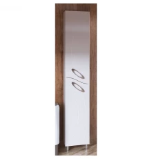 Пенал напольный белый глянец Corozo Наина SD-00000339