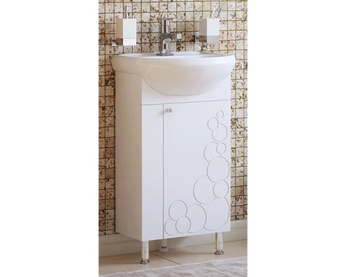 Тумба белый глянец 43 см Corozo Орфей SD-00000384