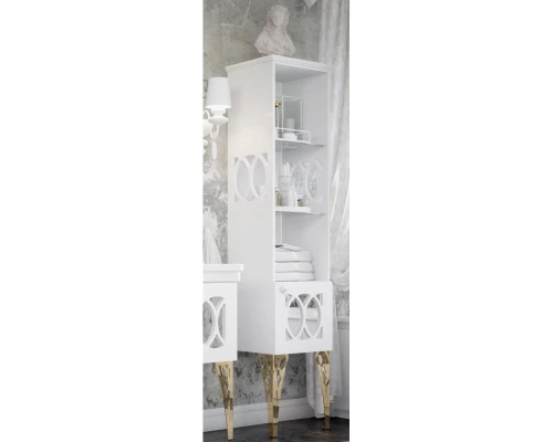 Пенал подвесной белый матовый Corozo Таормина SD-00000306