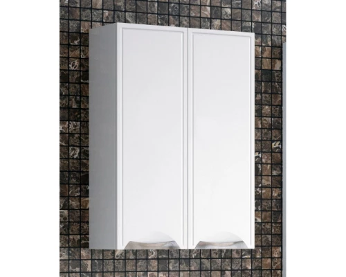 Шкаф двустворчатый подвесной 55x70 см белый глянец Corozo Монро SD-00000367