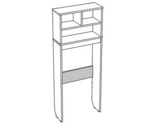 Тумба напольная белый глянец Corozo Монро SD-00000390