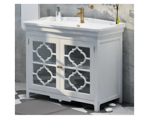 Тумба белый матовый 97,5 см Corozo Манойр SD-00000357