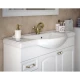Тумба с раковиной белый глянец 106 см Corozo Классика SETSD-00000315/SD-00000373