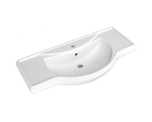 Тумба с раковиной белый глянец 106 см Corozo Классика SETSD-00000315/SD-00000373