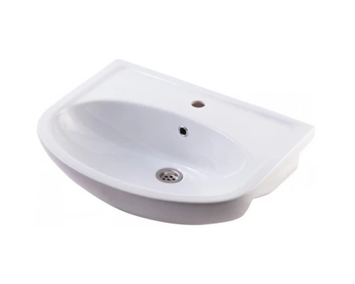 Тумба с раковиной белый глянец 61,5 см Corozo Кентис SETSD-00000314/SD-00000396