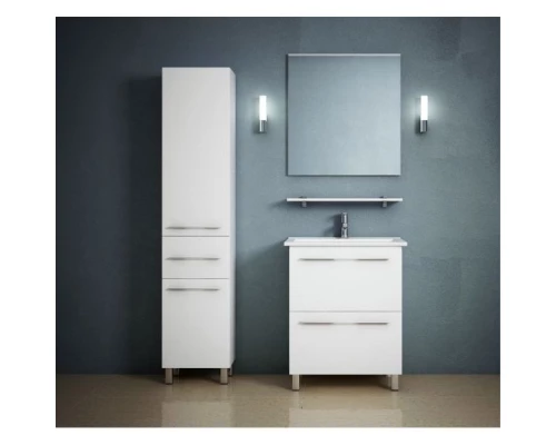 Тумба с раковиной белый глянец 71 см Corozo Мирэль SETSD-00000359/SD-00000379