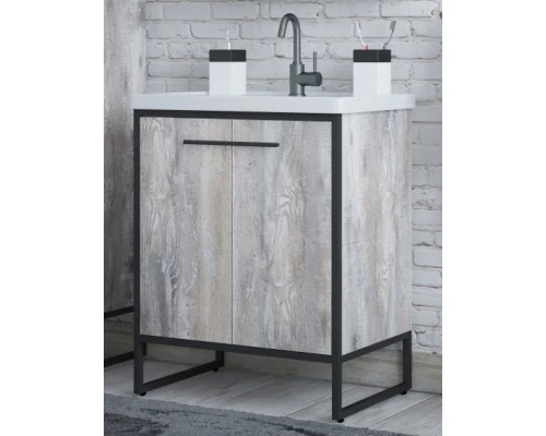 Тумба с раковиной антик/черный 61 см Corozo Айрон SETSD-00000385/SD-00000380