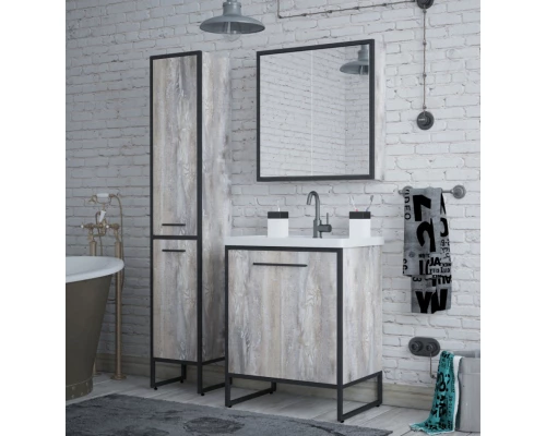 Тумба с раковиной антик/черный 61 см Corozo Айрон SETSD-00000385/SD-00000380