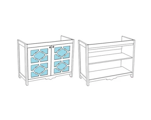 Тумба с раковиной белый матовый 106,5 см Corozo Манойр SETSD-00000357/SD-00000394