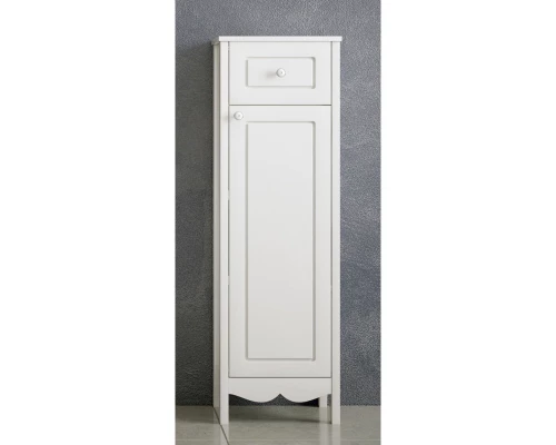 Пенал напольный белый глянец R Corozo Блюз SD-00000031