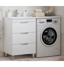 Тумба белый глянец 56 см Corozo Алиот SD-00000597