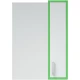 Зеркальный шкаф 50x70 см белый глянец/зеленый глянец R Corozo Спектр SD-00000685