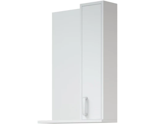 Зеркальный шкаф 50x70 см белый глянец/белый матовый R Corozo Колор SD-00000683
